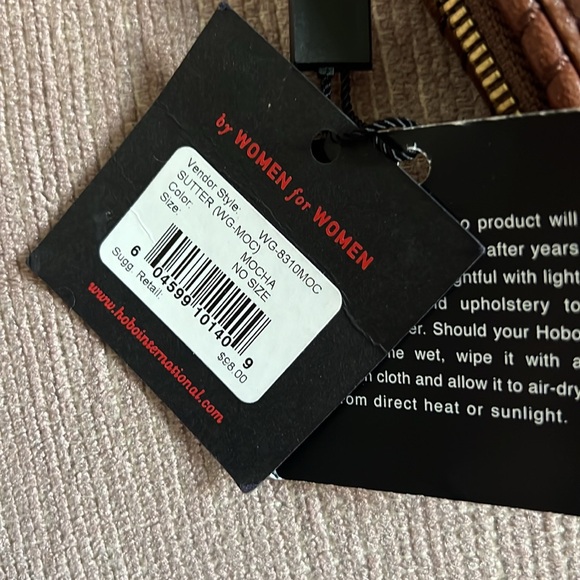 NWT HOBO Sutter Mocha Accordion Wallet - Picture 3 of 8